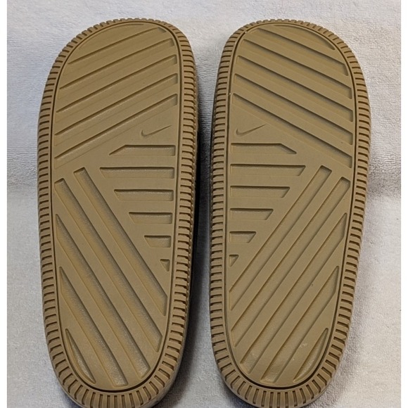 Nike Calm Slide Print Parachute Beige Brown, Anthracite Men\'s Sz 11, HQ1125-201 main image 9